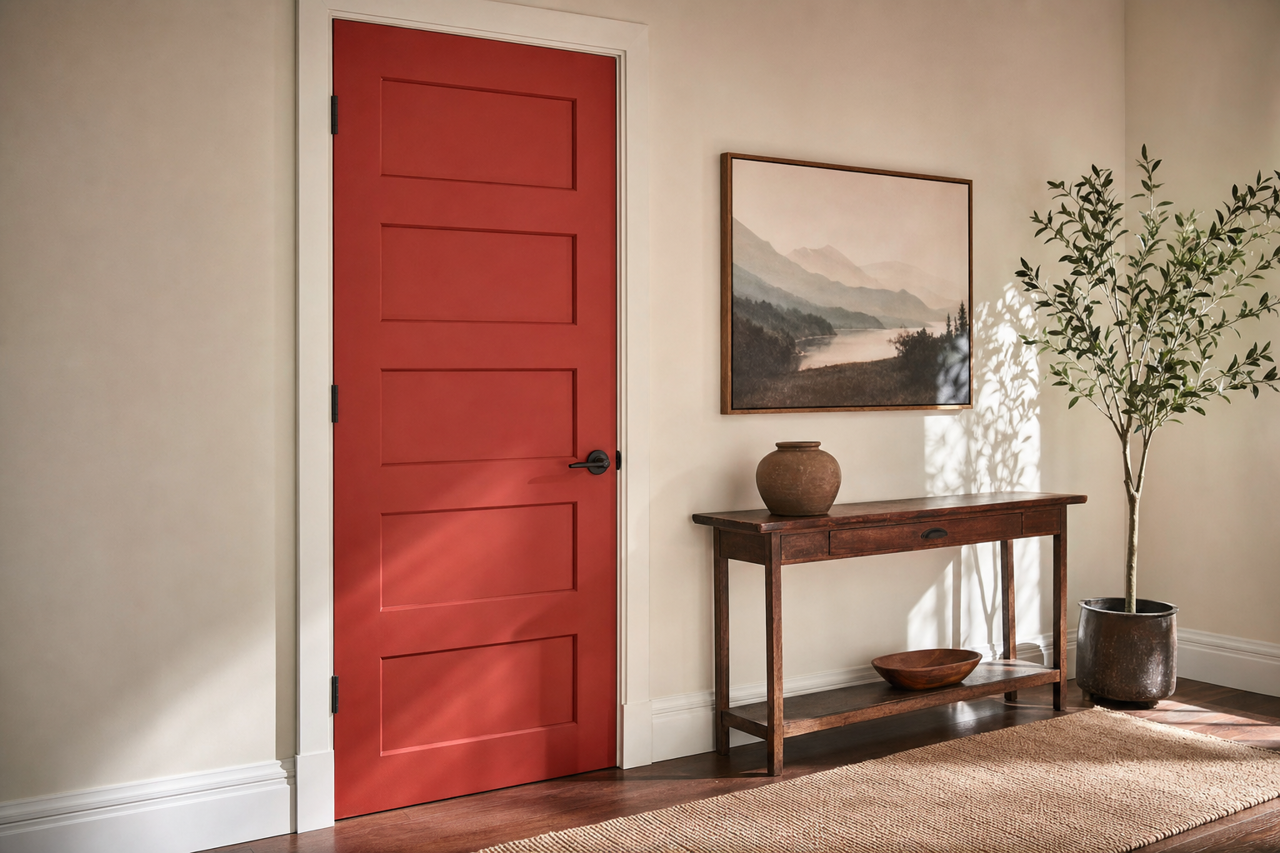 Tucson by Benjamin Moore on interior-doors