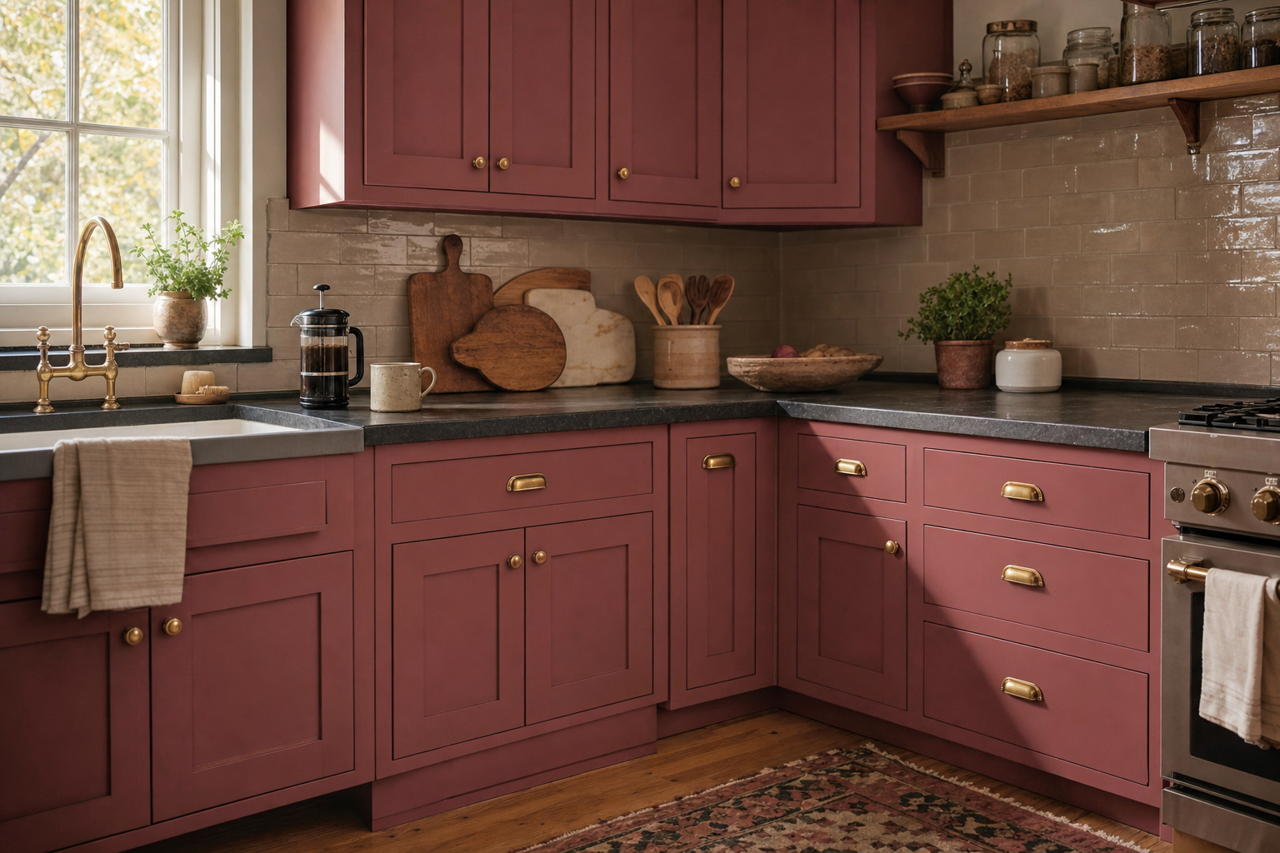 Sweet by Benjamin Moore on cabinets