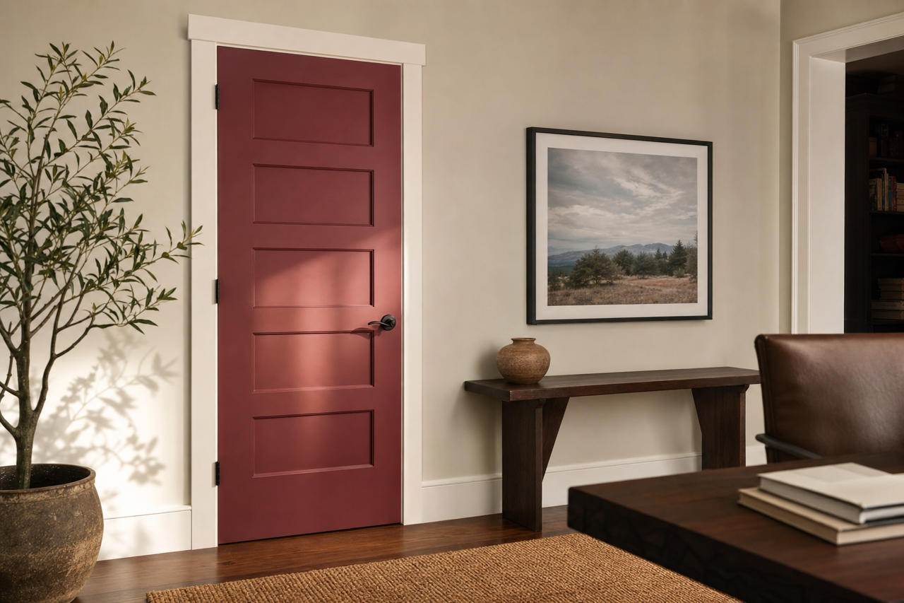 Sweet by Benjamin Moore on interior-doors