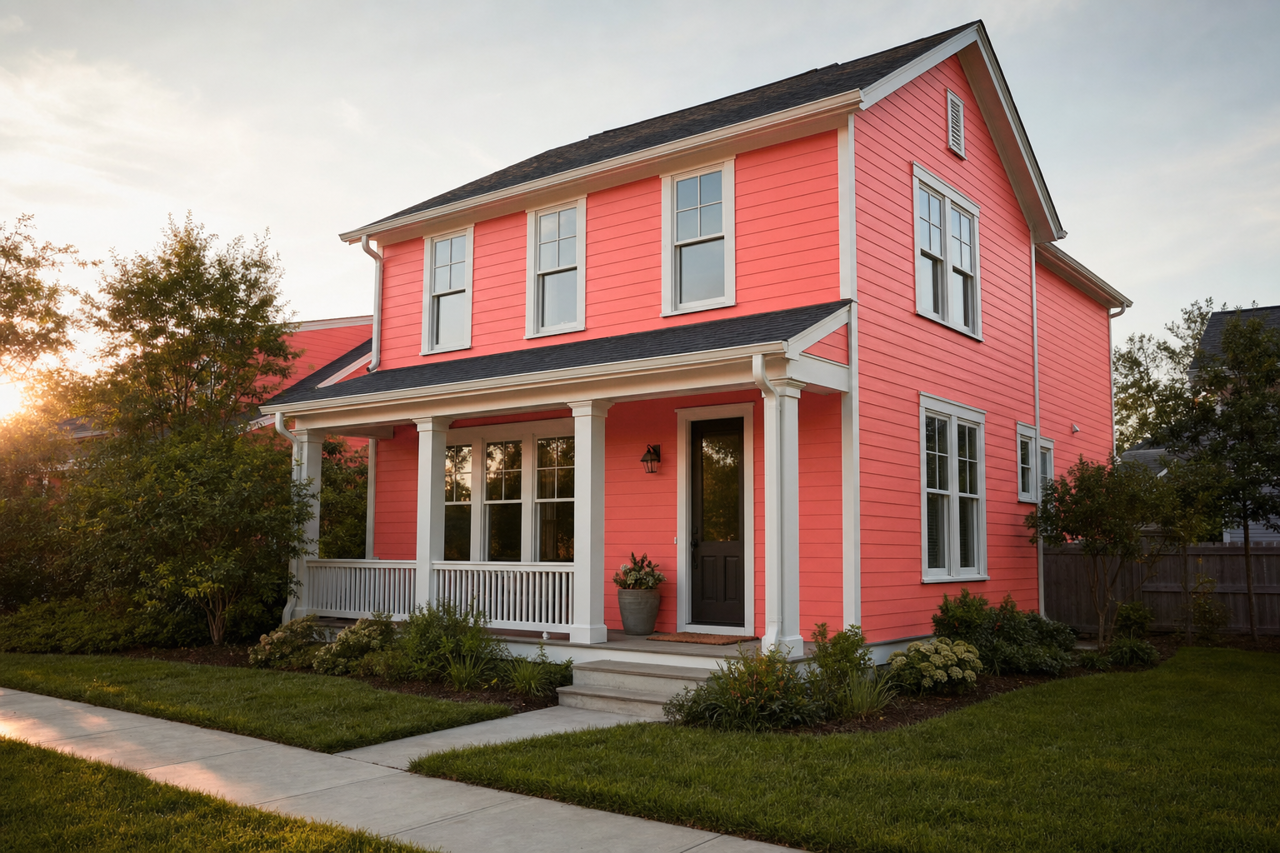 Bird of Paradise by Benjamin Moore on exterior