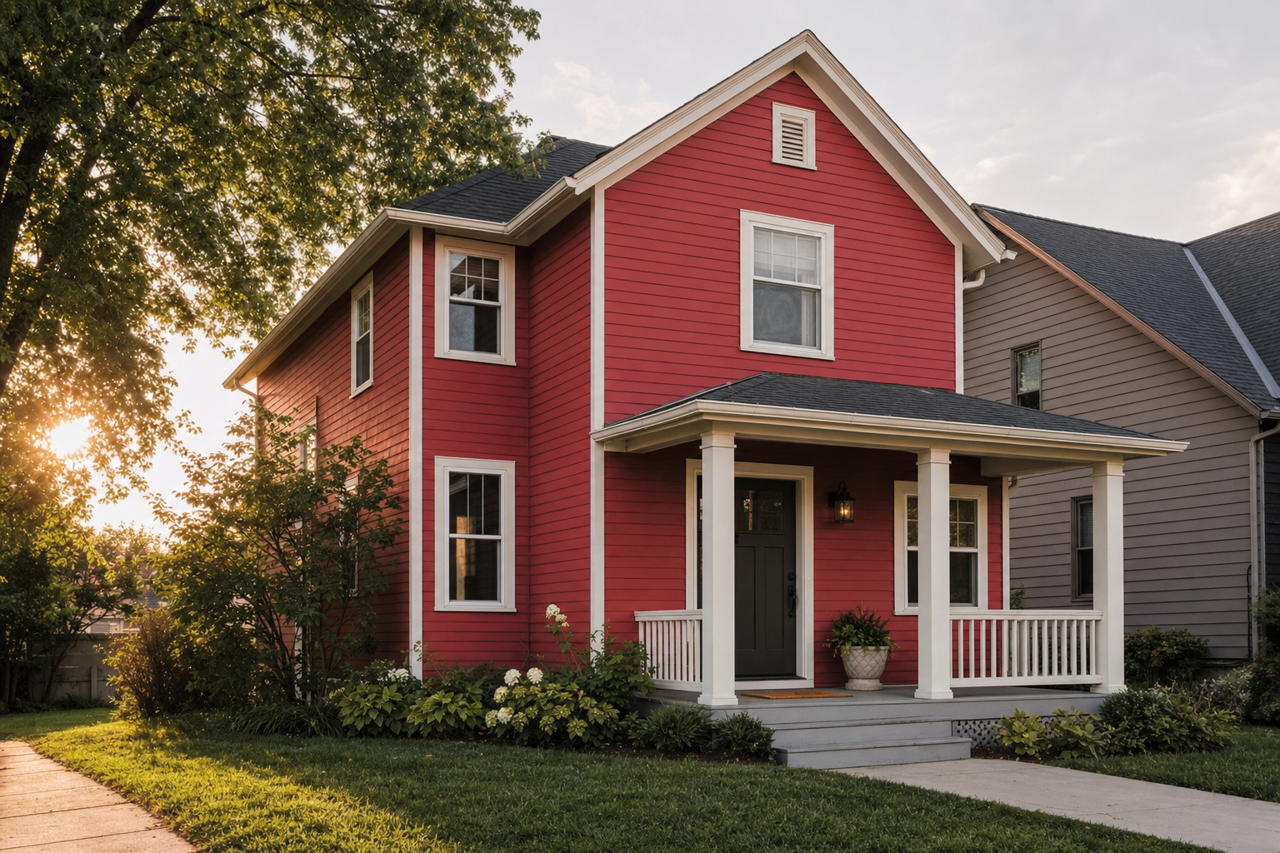 Moroccan by Benjamin Moore on exterior