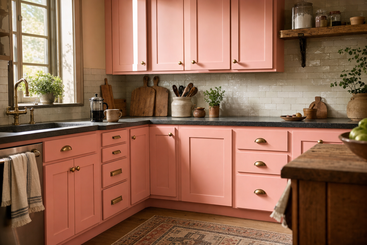 Sweet by Benjamin Moore on cabinets