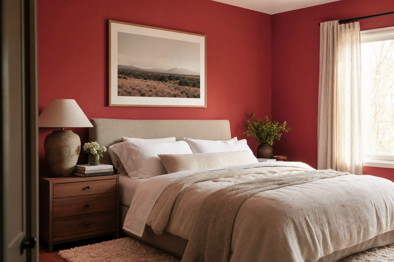 Currant by Benjamin Moore on interiors