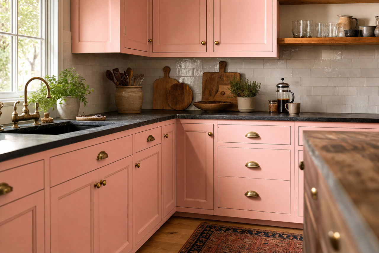 May by Benjamin Moore on cabinets