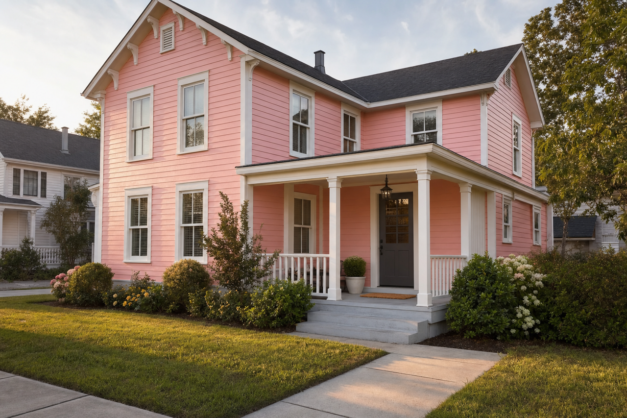Pure by Benjamin Moore on exterior
