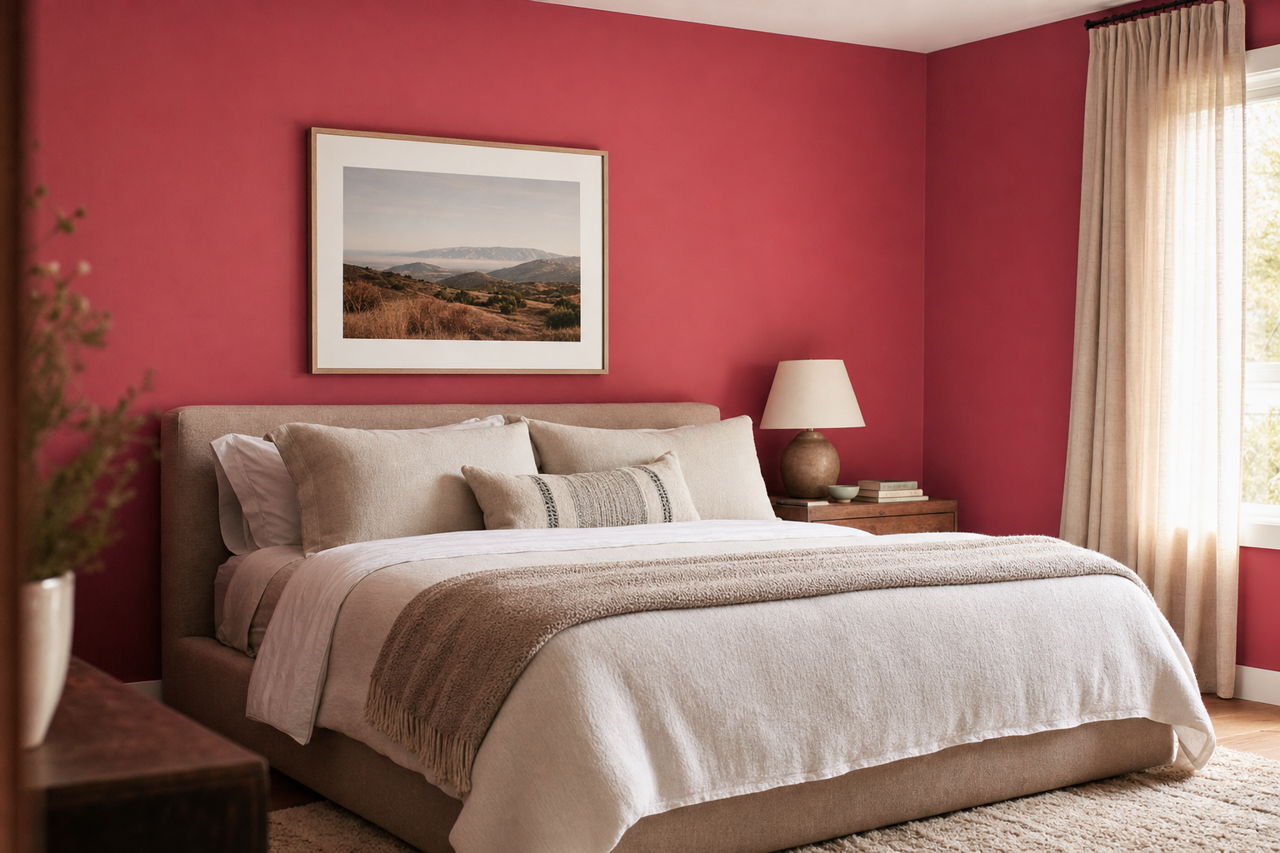 My Valentine by Benjamin Moore on interiors