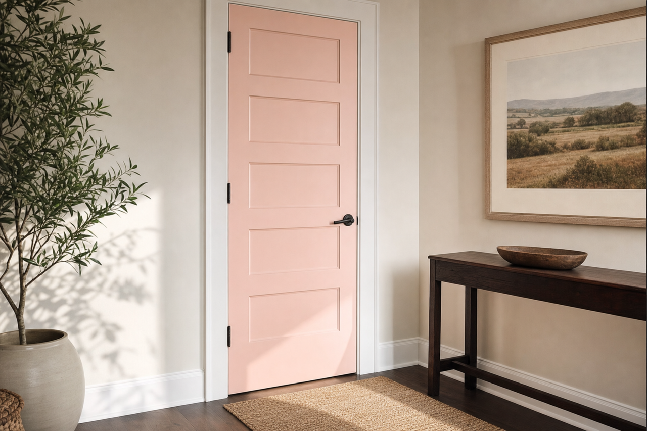 Ballet by Benjamin Moore on interior-doors