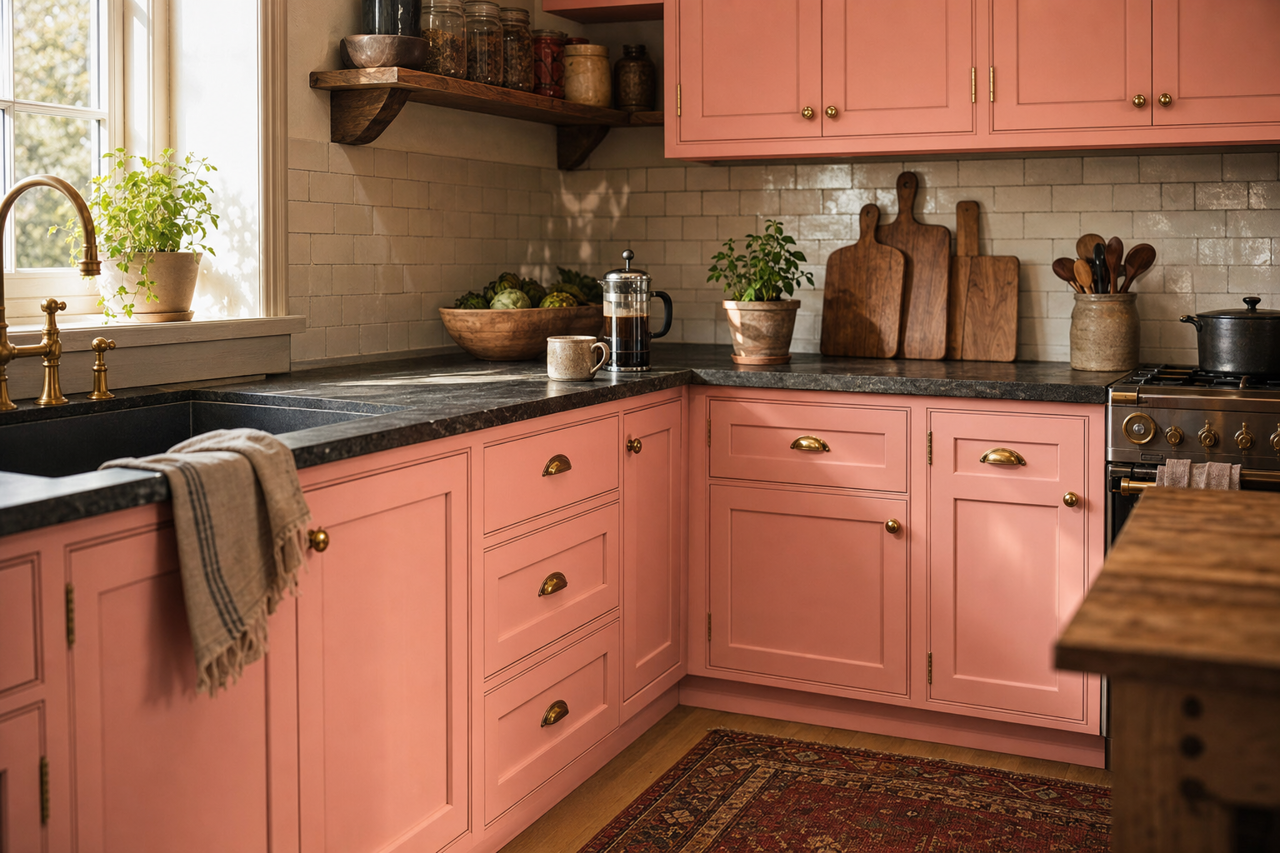 Cat's Meow by Benjamin Moore on cabinets