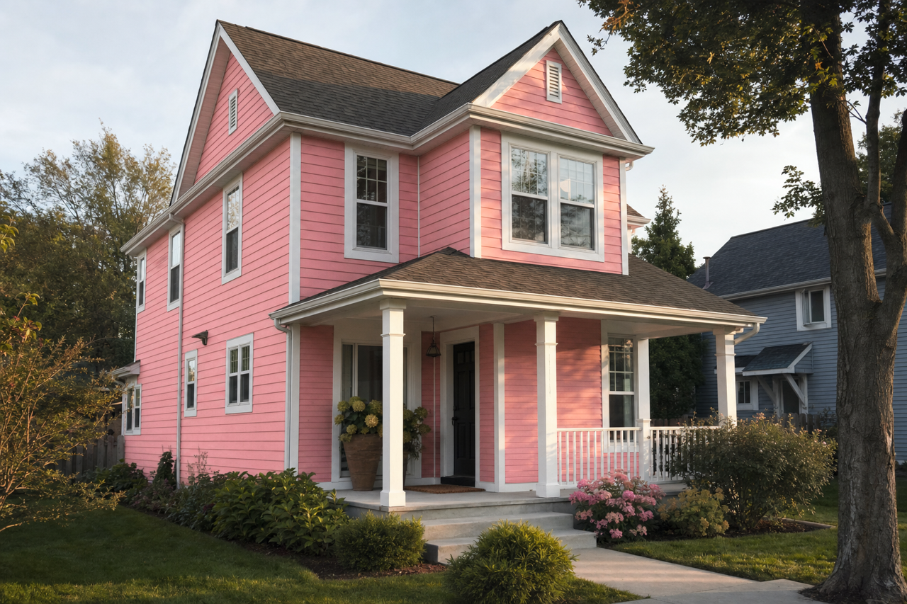 Pretty by Benjamin Moore on exterior