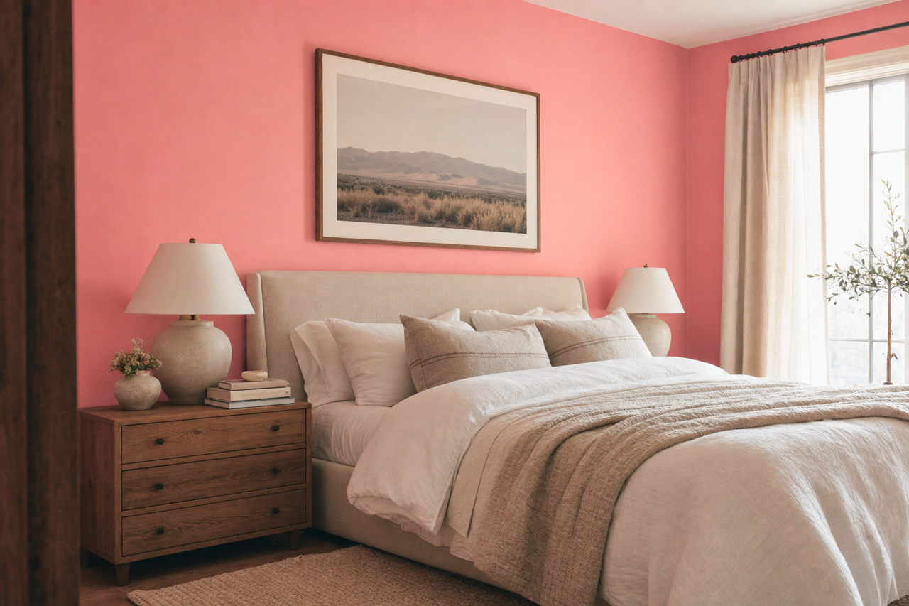 Pretty by Benjamin Moore on interiors