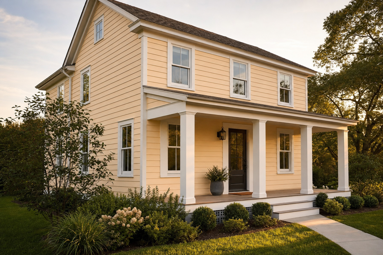 Georgia On My Mind by Benjamin Moore on exterior
