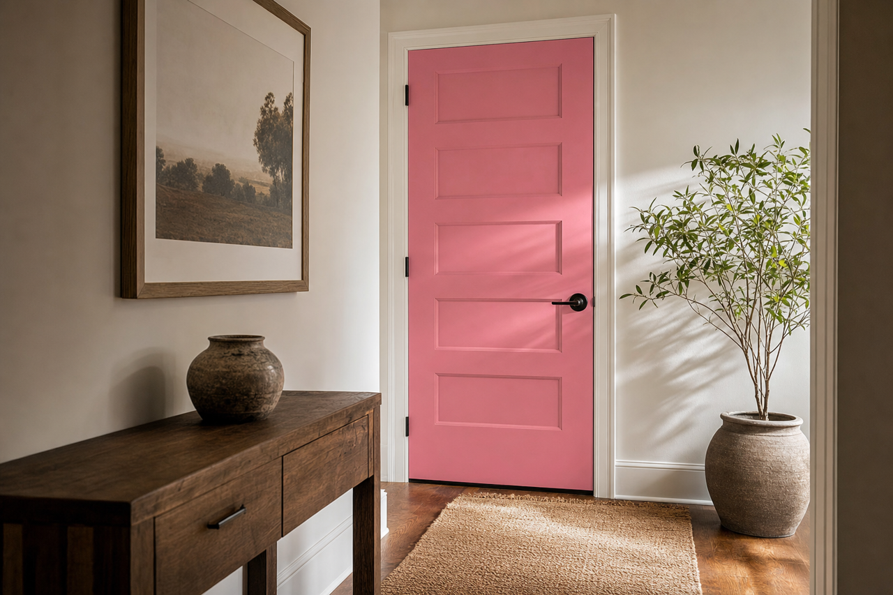 Secret by Benjamin Moore on interior-doors
