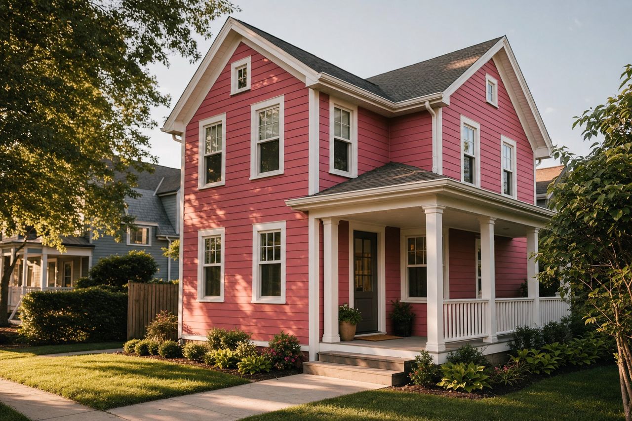 Mardi by Benjamin Moore on exterior