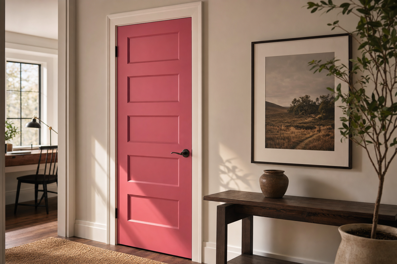 Mardi by Benjamin Moore on interior-doors