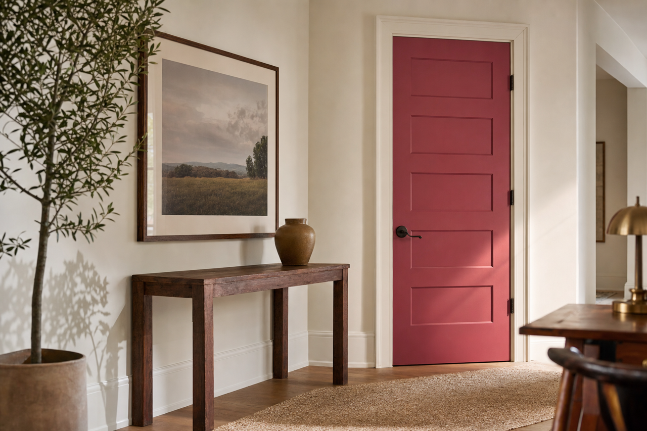 Night by Benjamin Moore on interior-doors