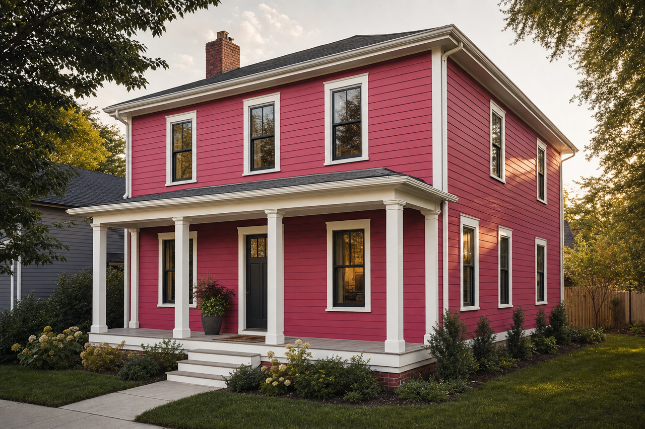 Aniline by Benjamin Moore on exterior