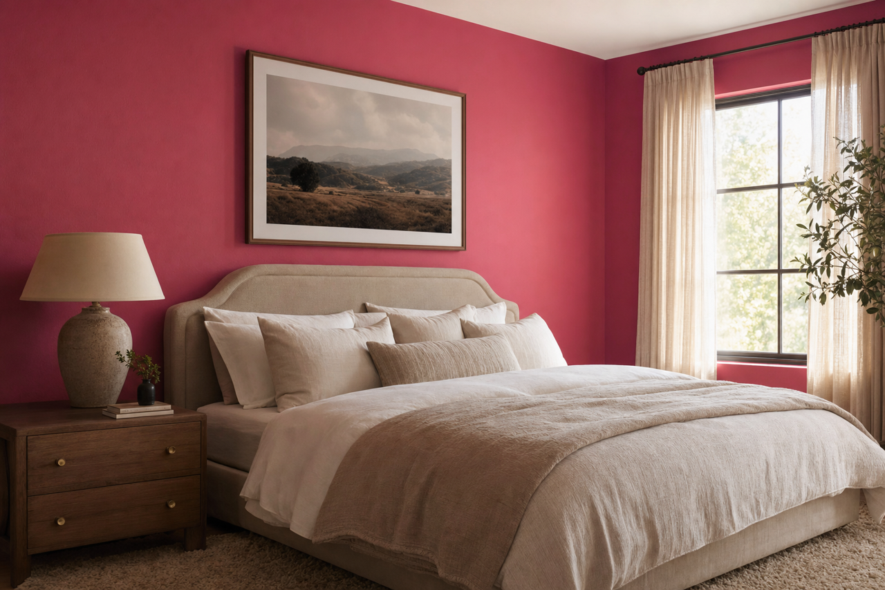 Aniline by Benjamin Moore on interiors
