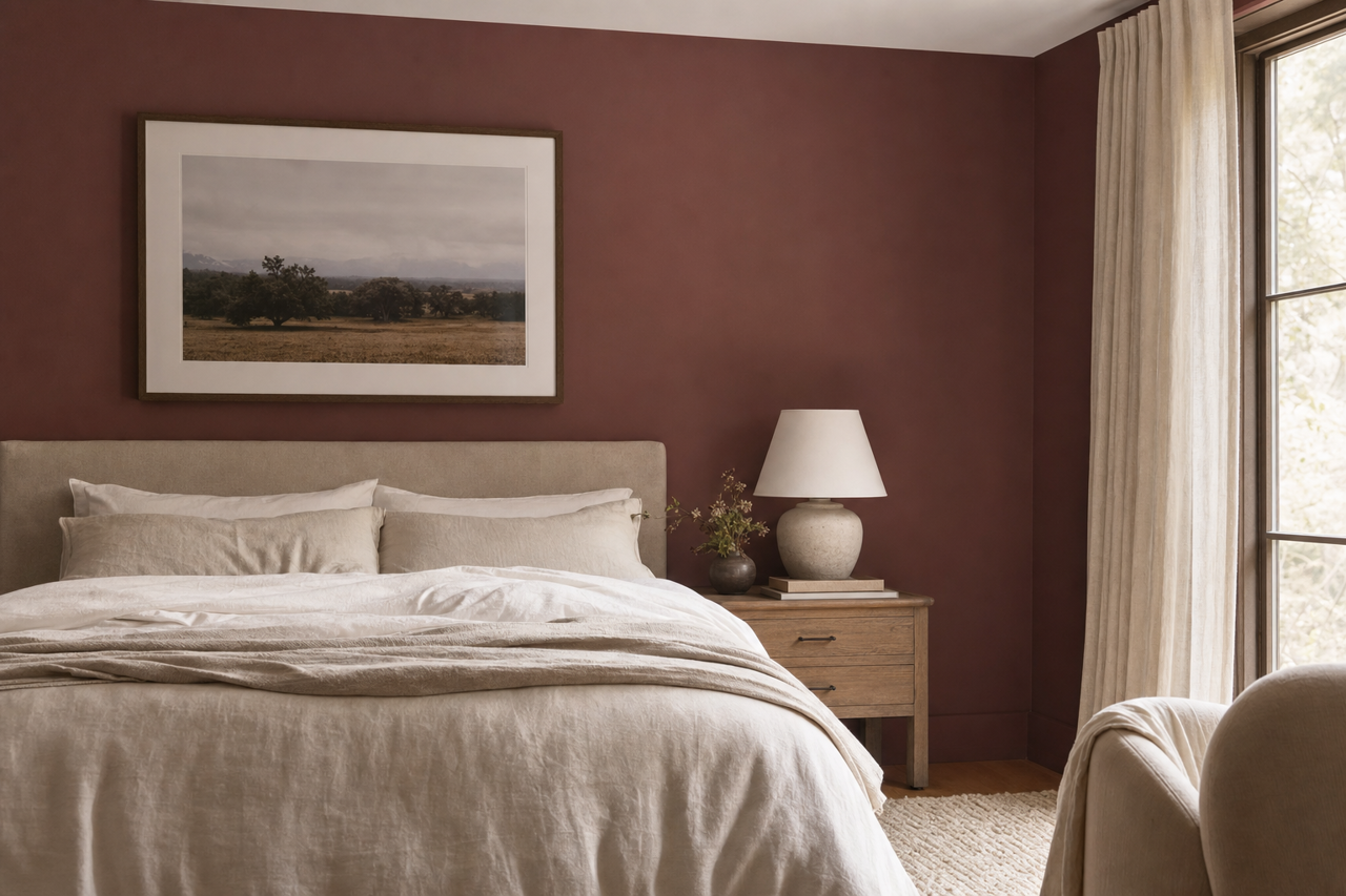 Dark by Benjamin Moore on interiors