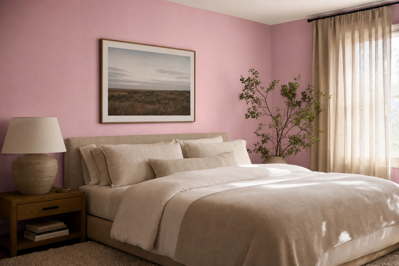 Countryside Pink by Benjamin Moore on interiors
