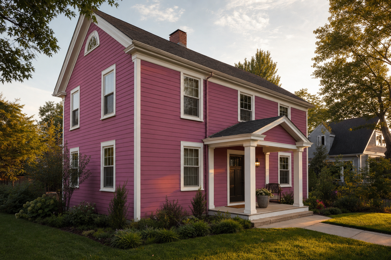 Vintage by Benjamin Moore on exterior