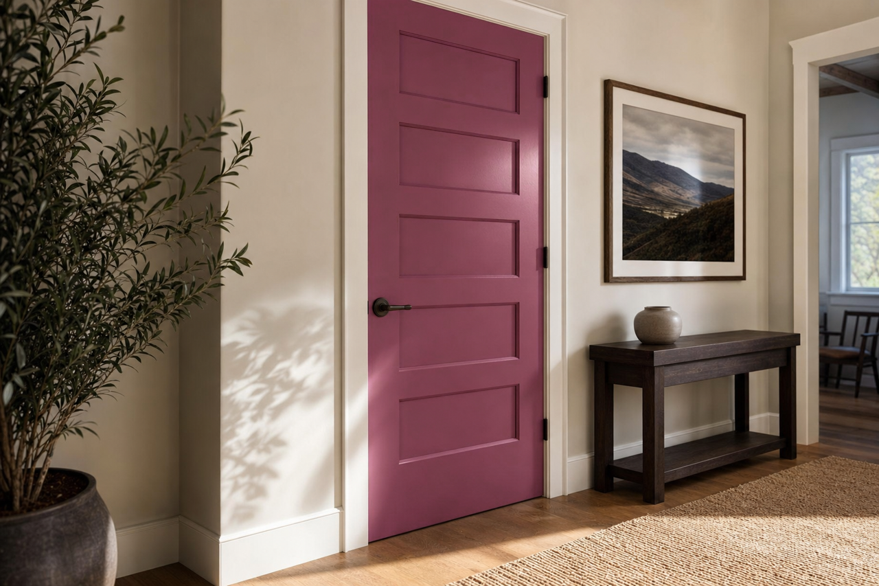 Vintage by Benjamin Moore on interior-doors