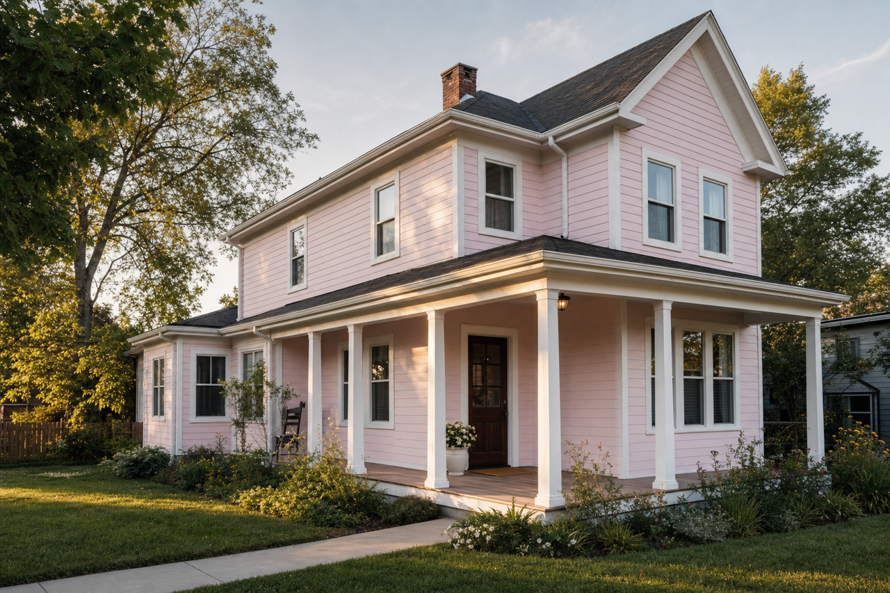 Primrose by Benjamin Moore on exterior