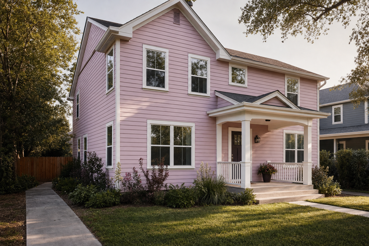 Luscious by Benjamin Moore on exterior