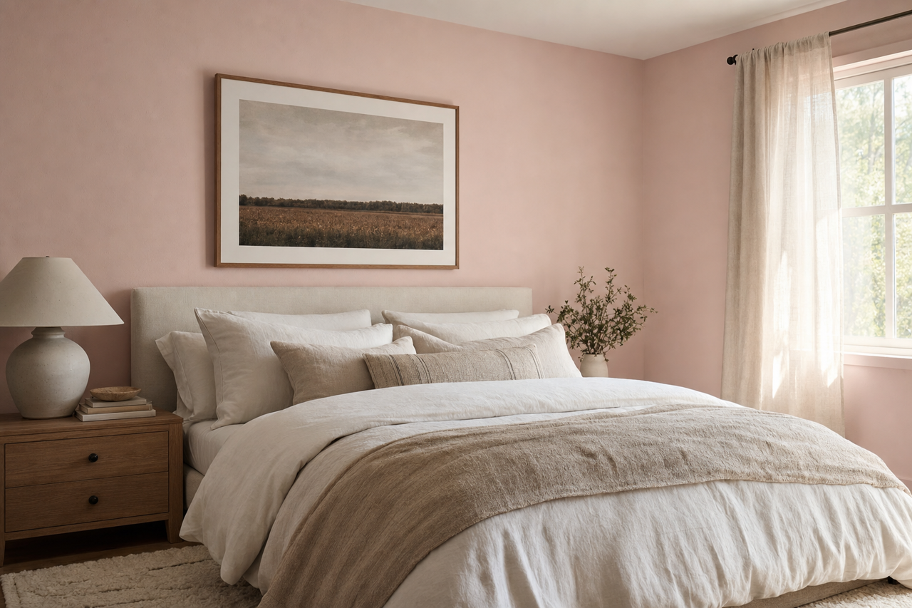 Orleans Violet by Benjamin Moore on interiors