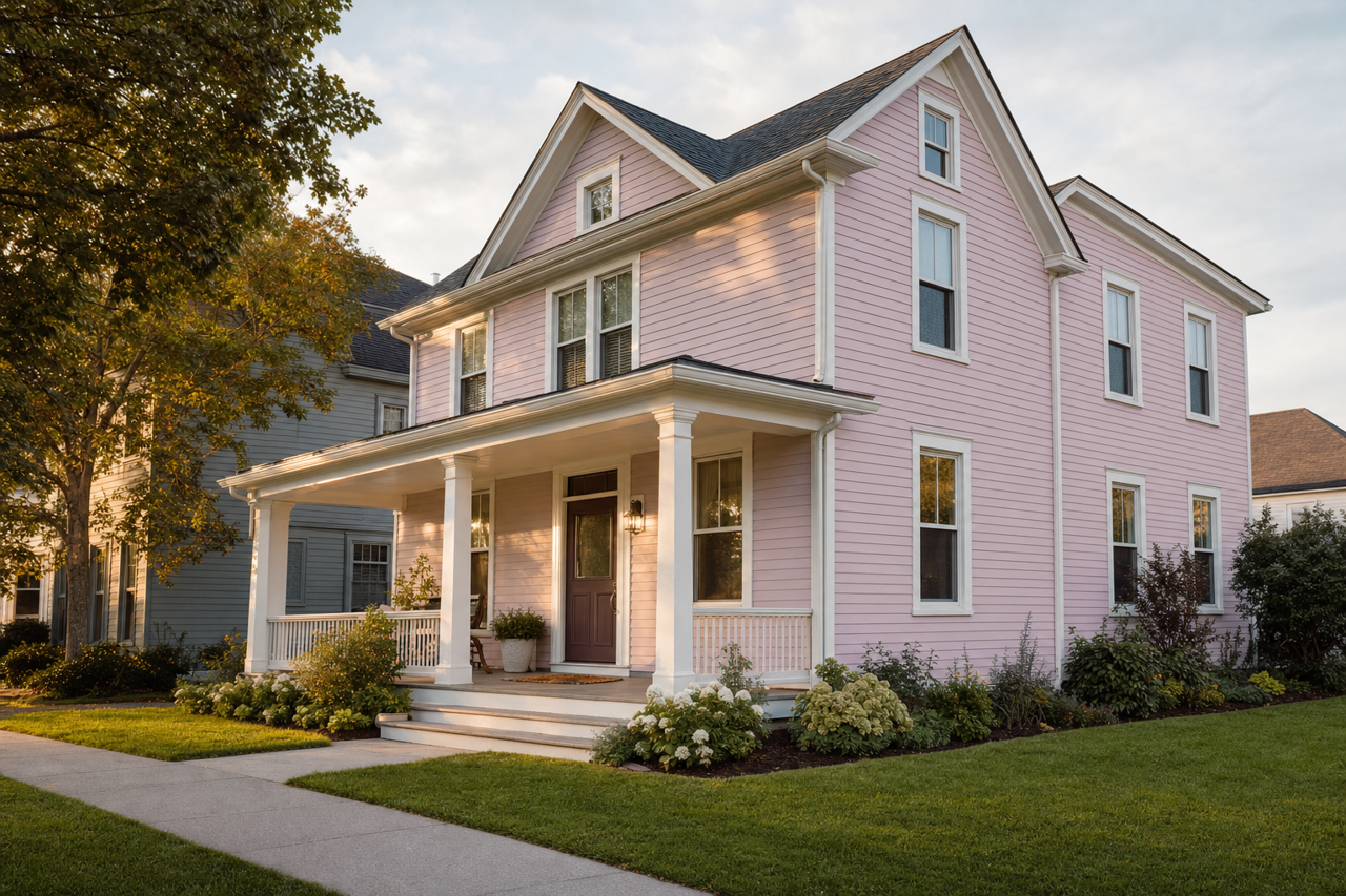 Hidden Sanctuary by Benjamin Moore on exterior