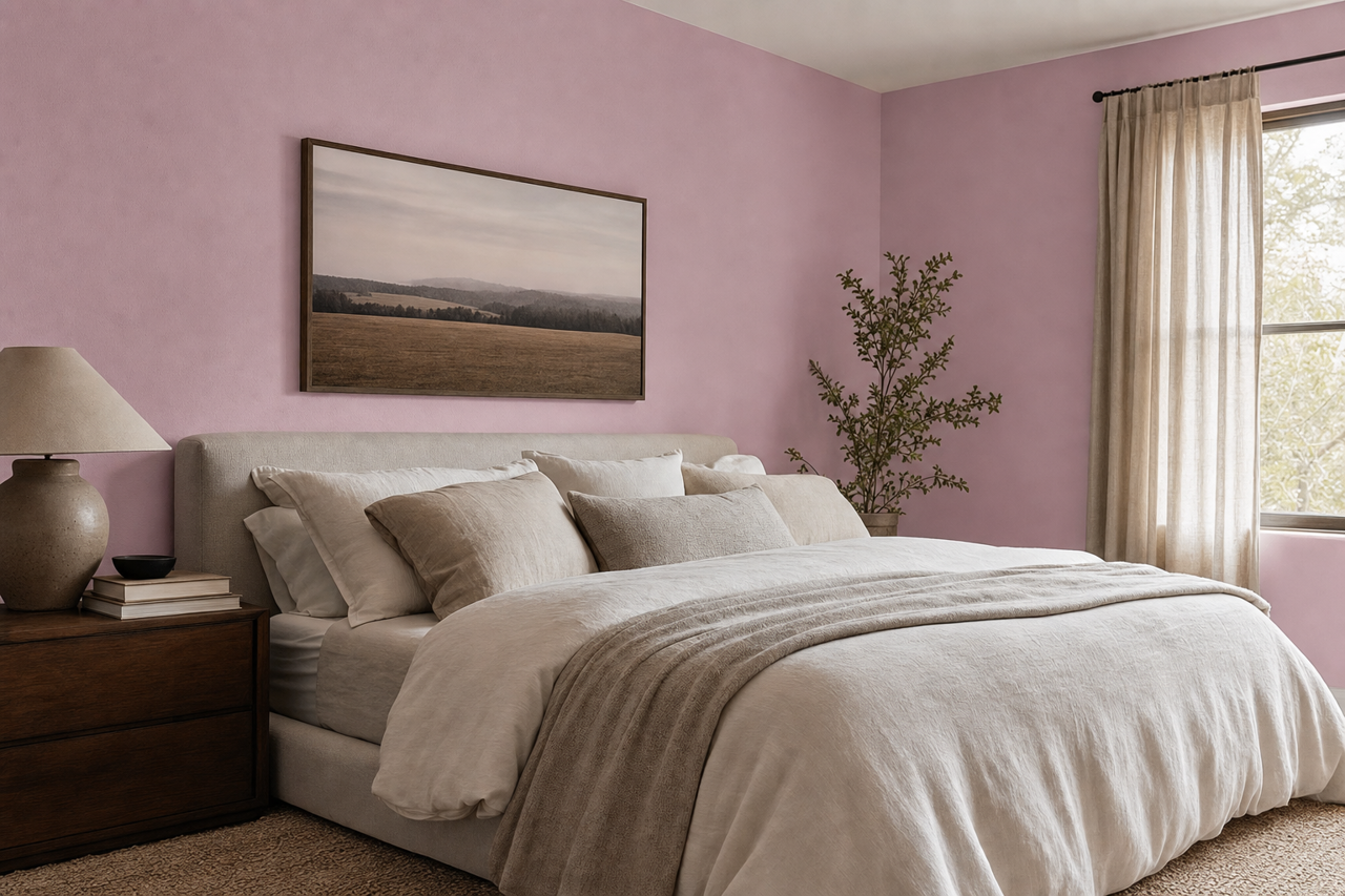 Angelina by Benjamin Moore on interiors
