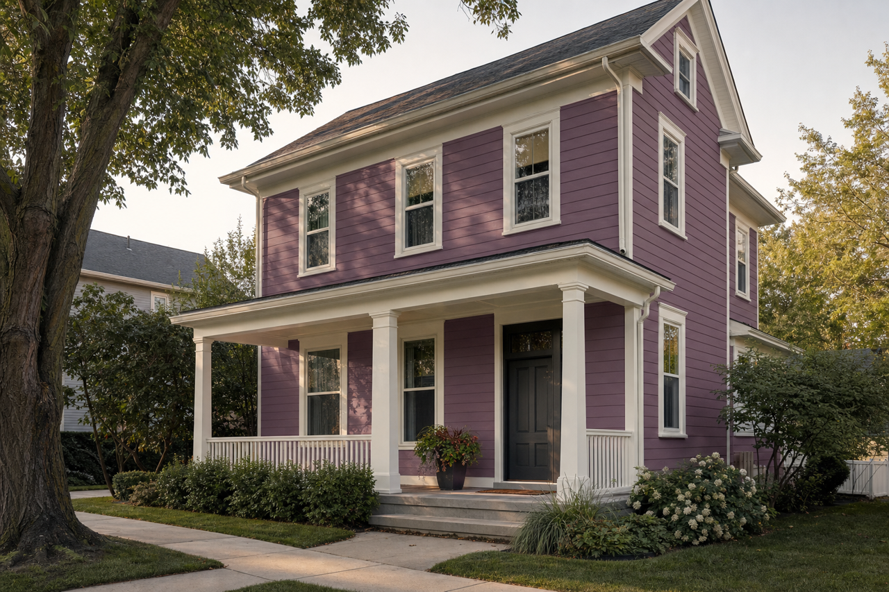 Lazy by Benjamin Moore on exterior