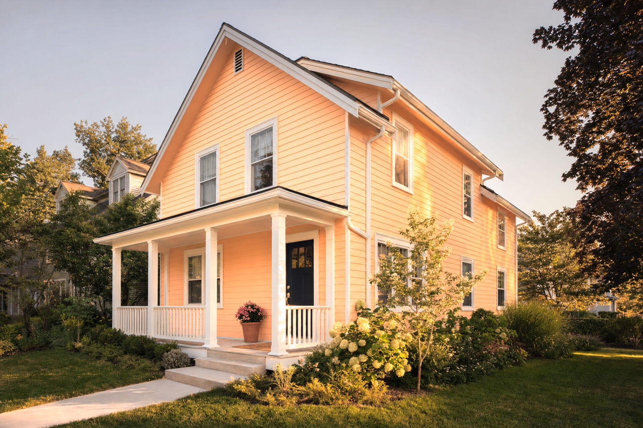 Vivid by Benjamin Moore on exterior