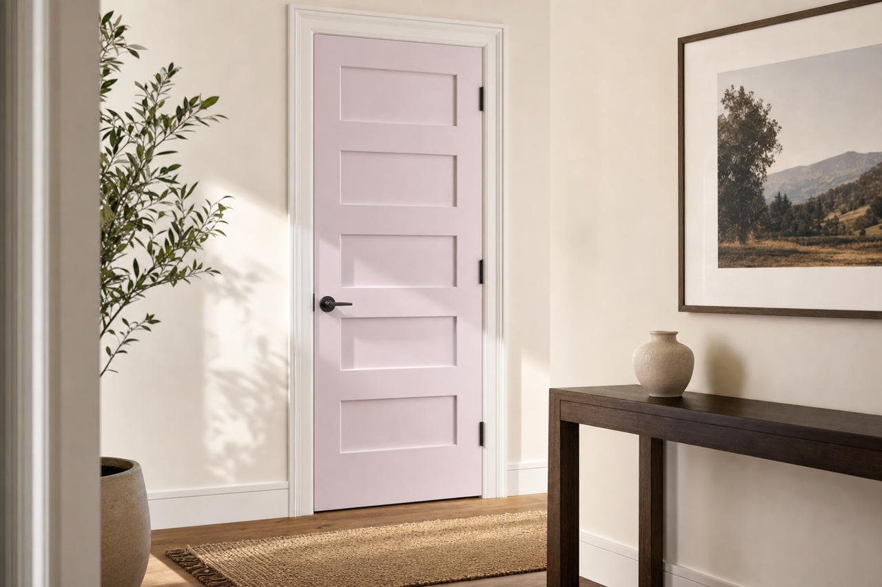 Peace by Benjamin Moore on interior-doors