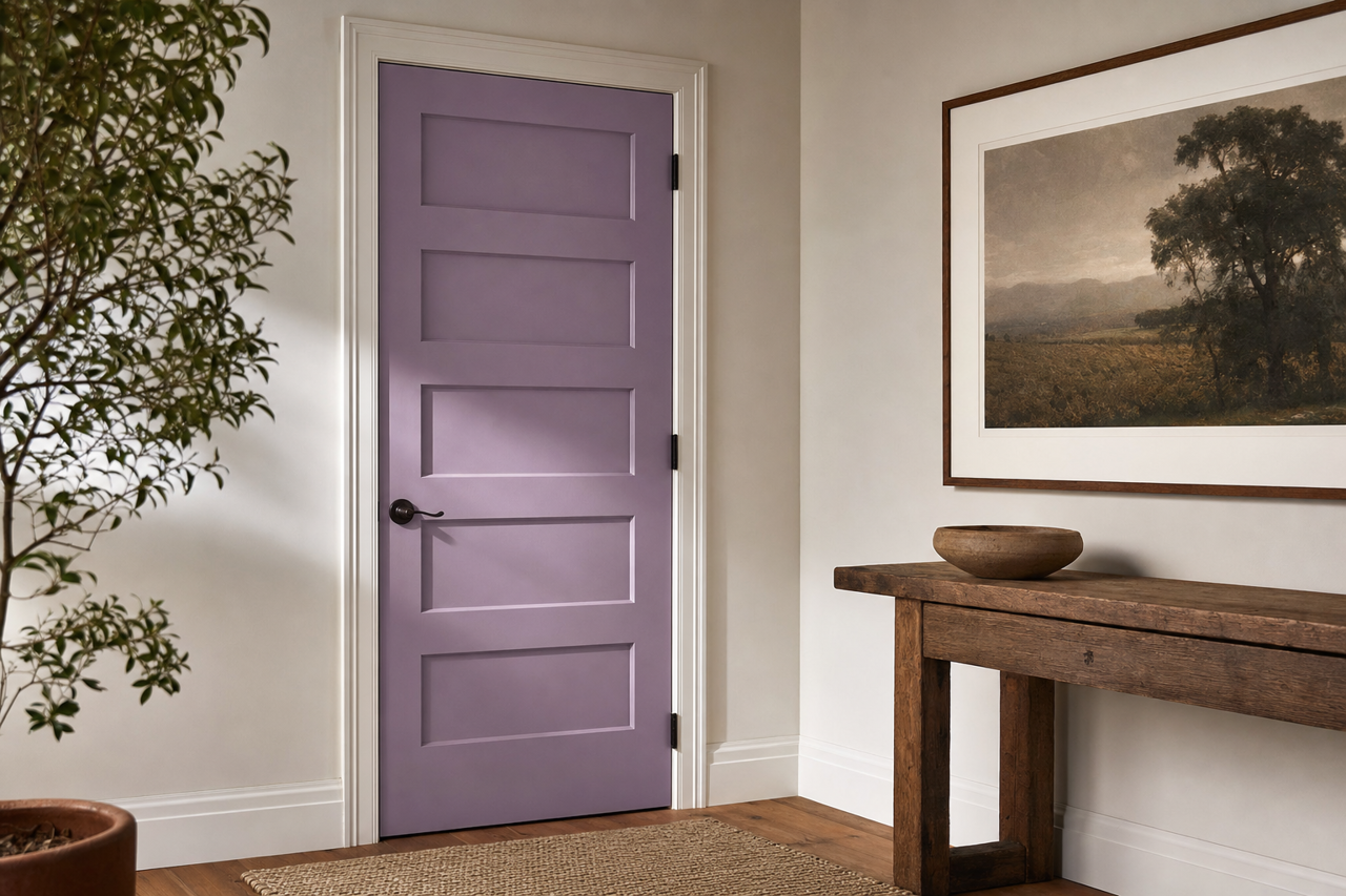 Carolina by Benjamin Moore on interior-doors