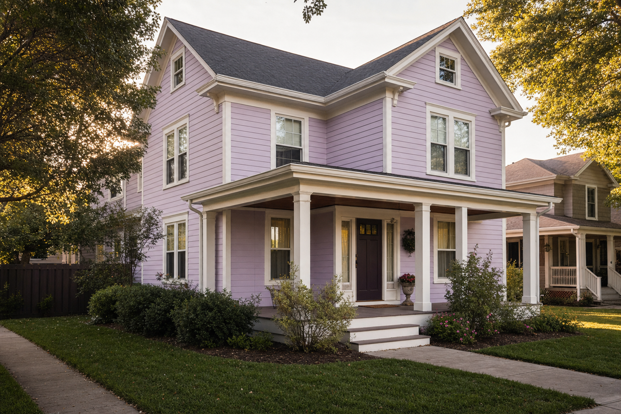 Wishing Well by Benjamin Moore on exterior
