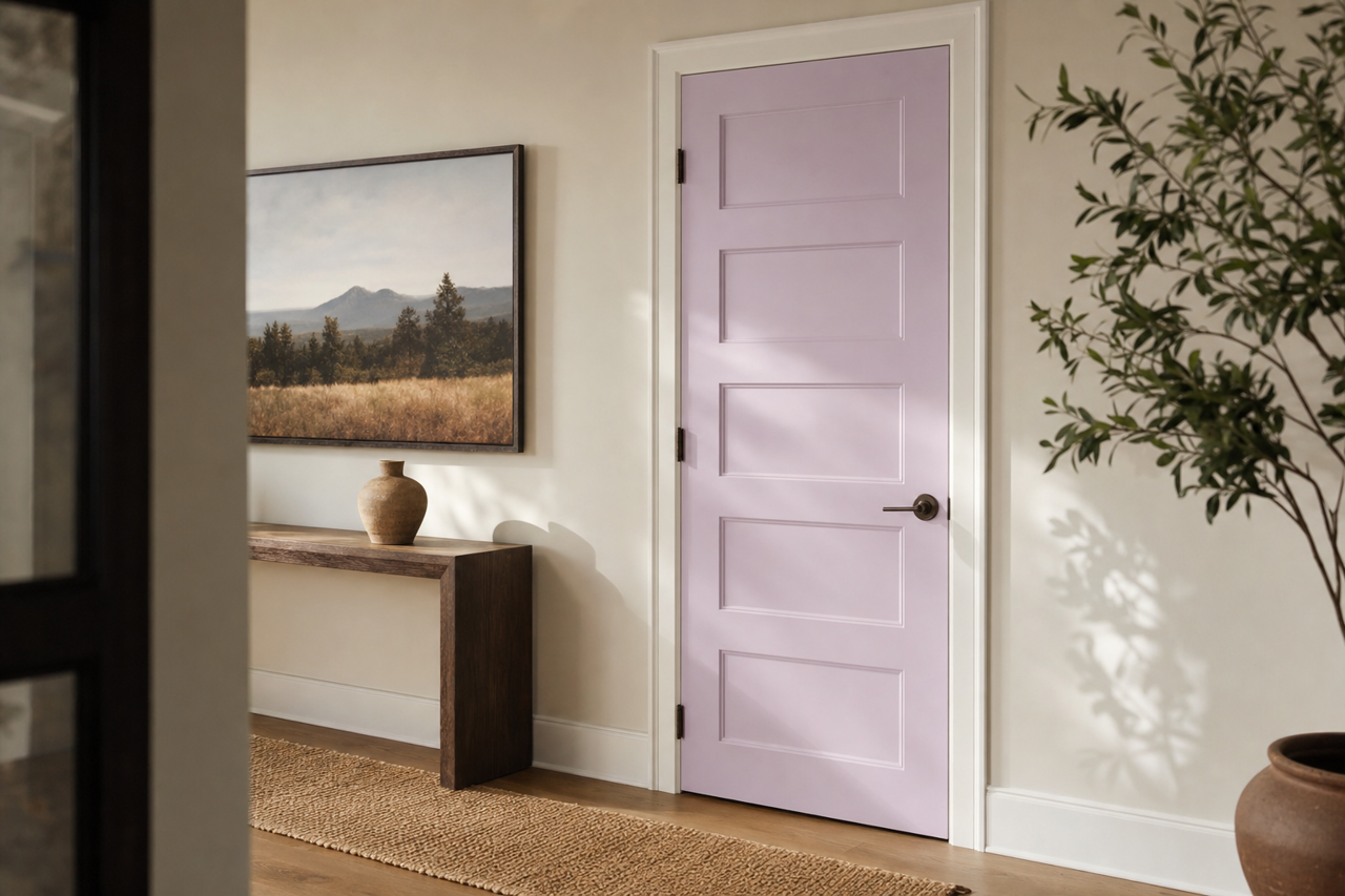 Wishing Well by Benjamin Moore on interior-doors