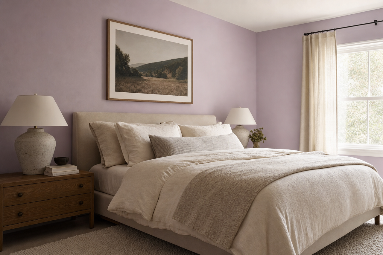 Wishing Well by Benjamin Moore on interiors