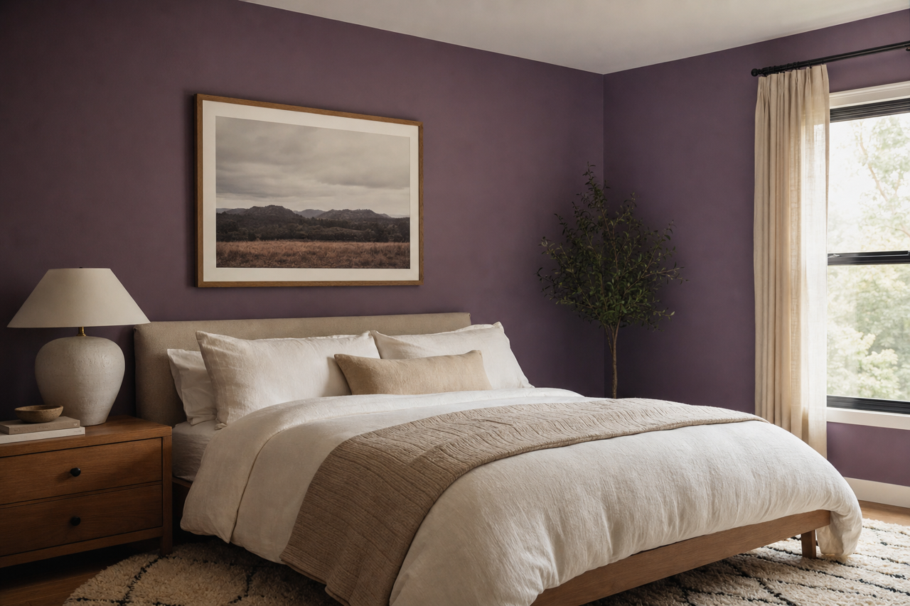 Fire and Ice by Benjamin Moore on interiors