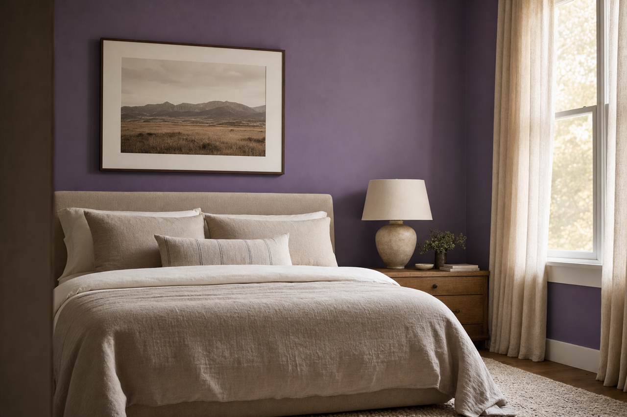 Seduction by Benjamin Moore on interiors