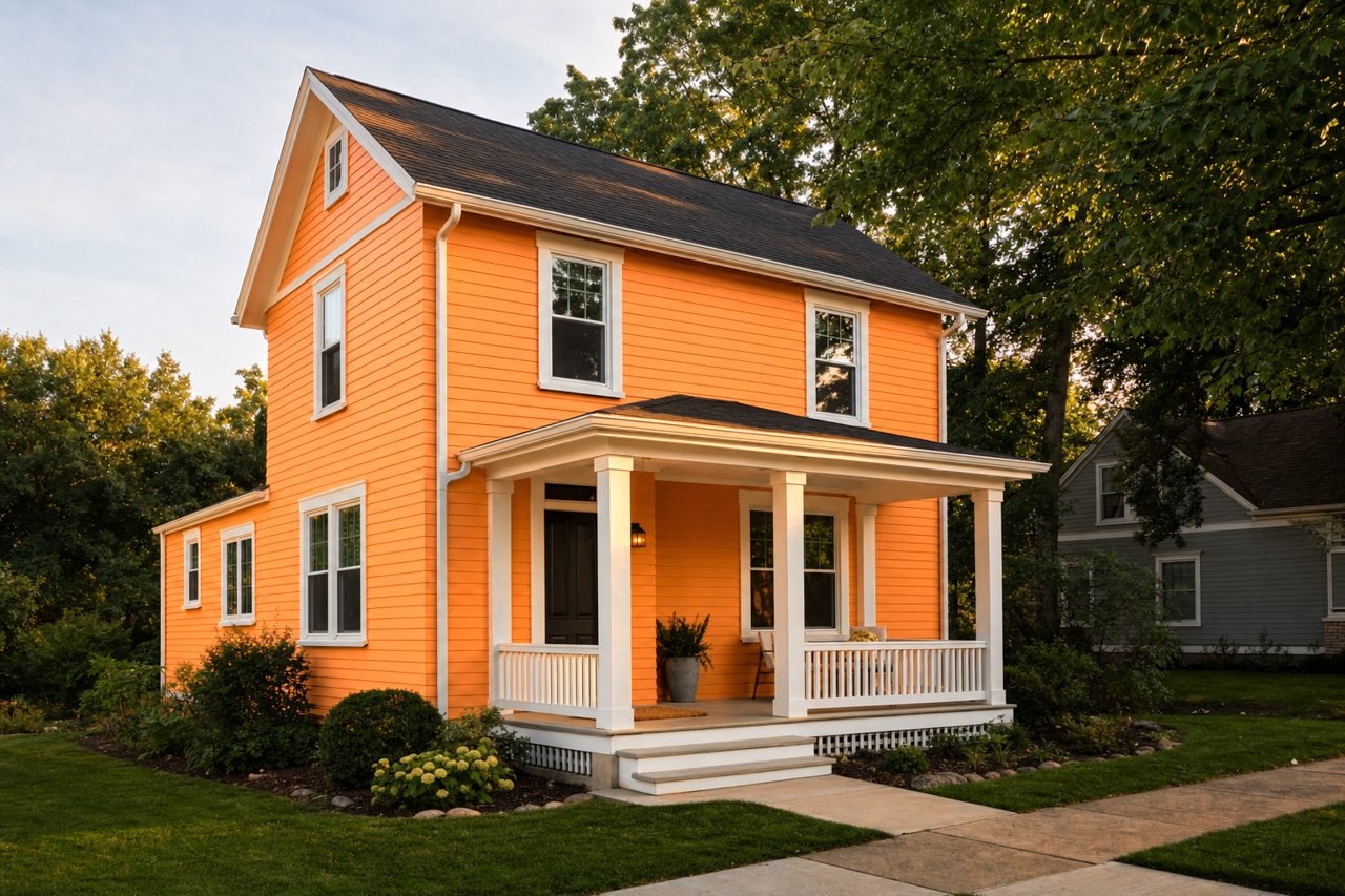 Fruit by Benjamin Moore on exterior