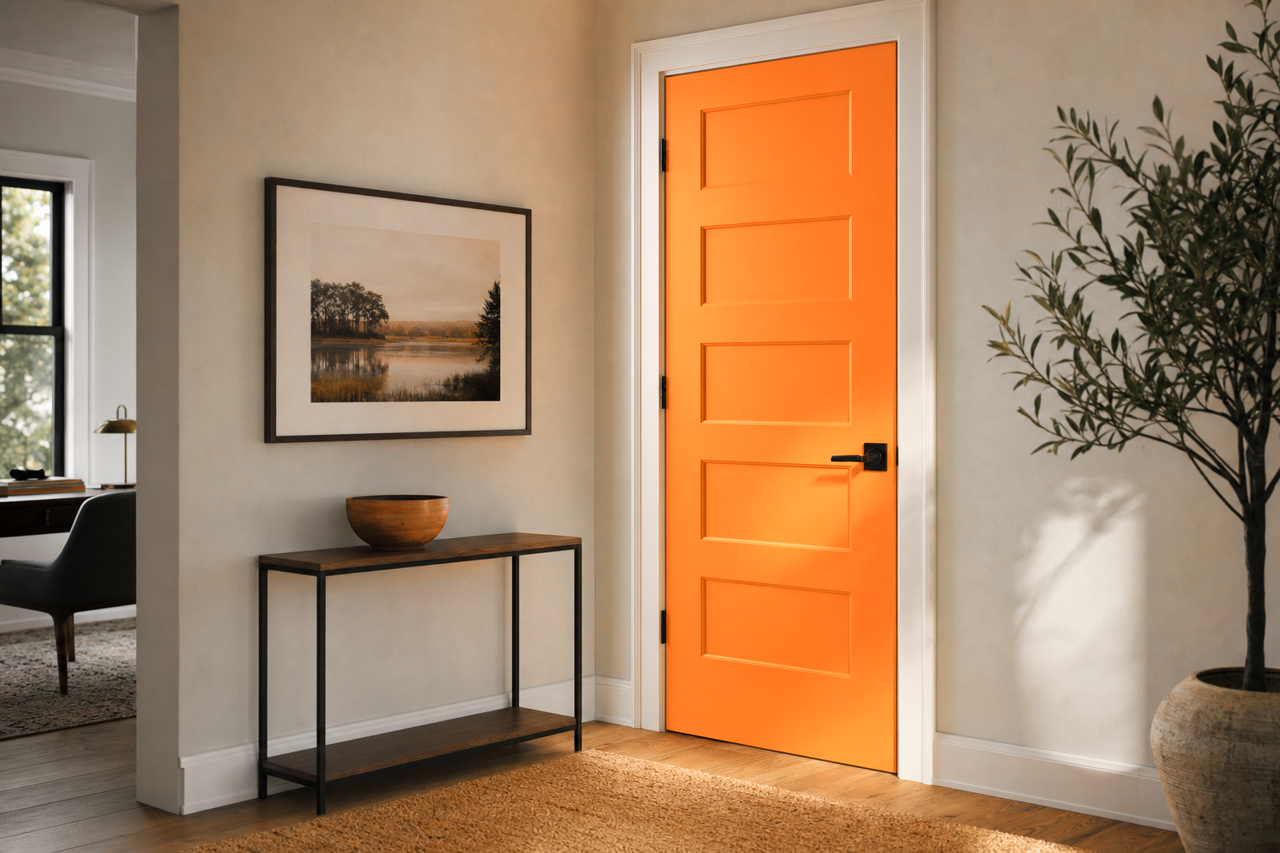Fruit by Benjamin Moore on interior-doors