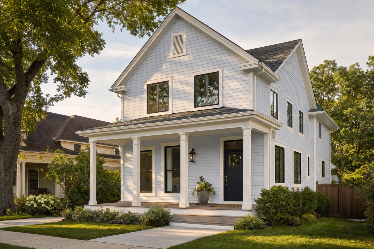 Nosegay by Benjamin Moore on exterior