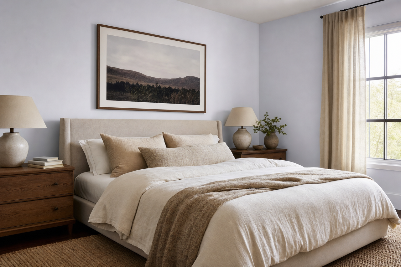 Nosegay by Benjamin Moore on interiors