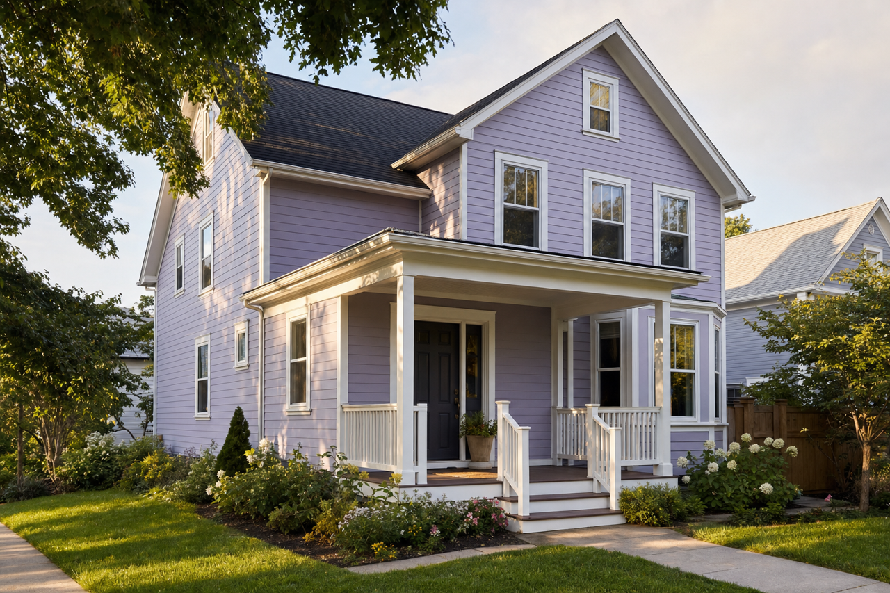 Crocus by Benjamin Moore on exterior