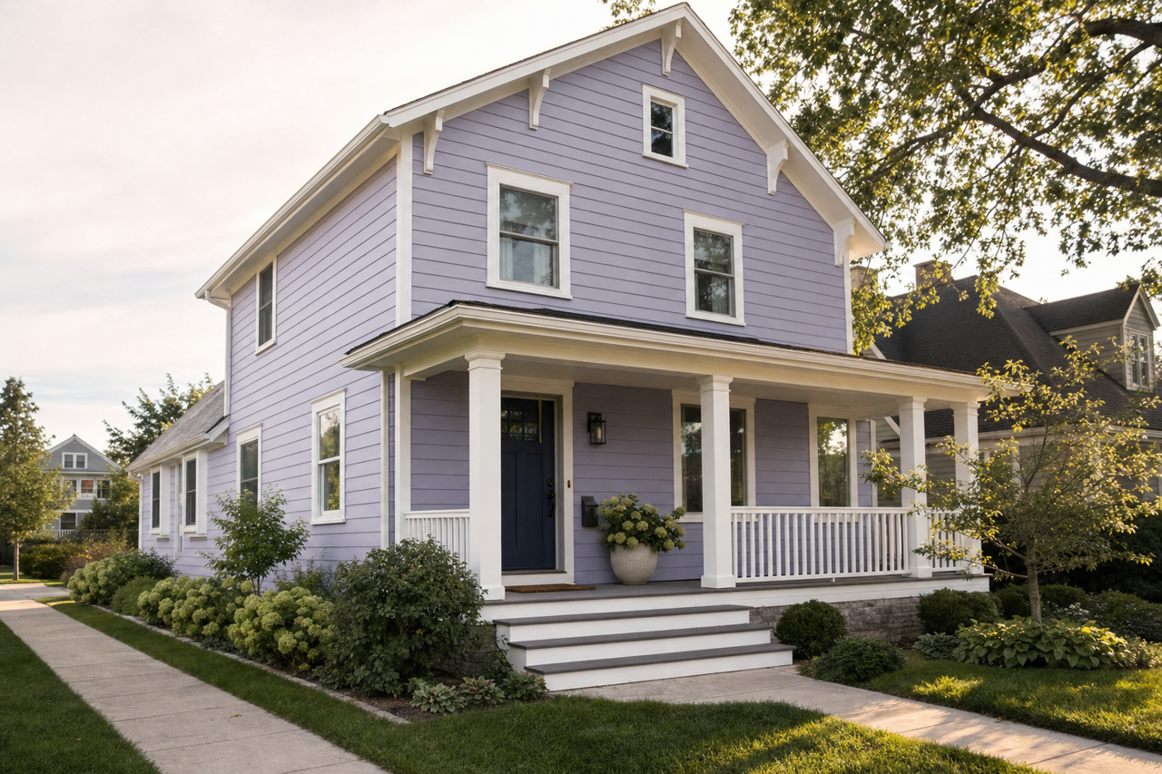 Snugglepuss by Benjamin Moore on exterior