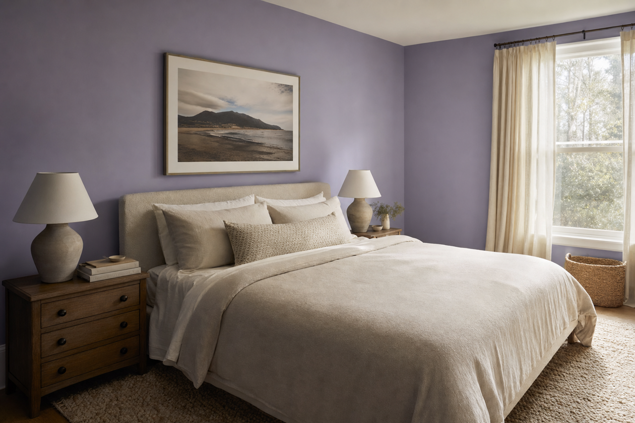 Snugglepuss by Benjamin Moore on interiors