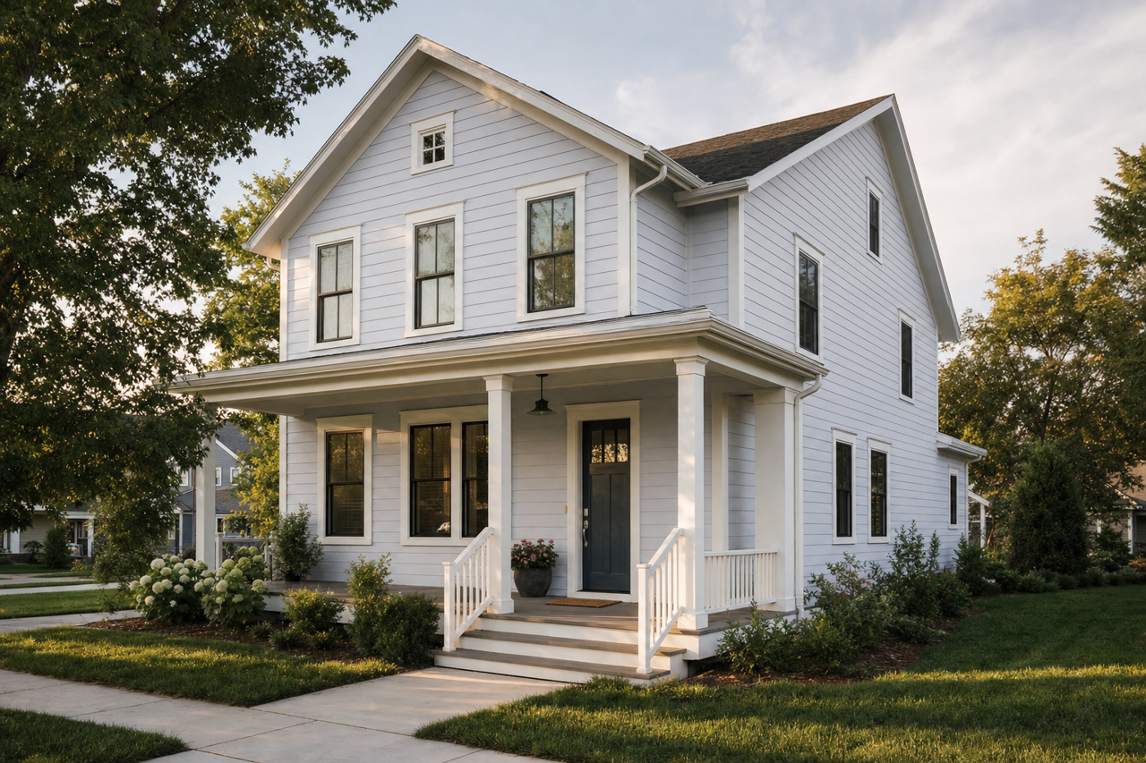 Violet by Benjamin Moore on exterior
