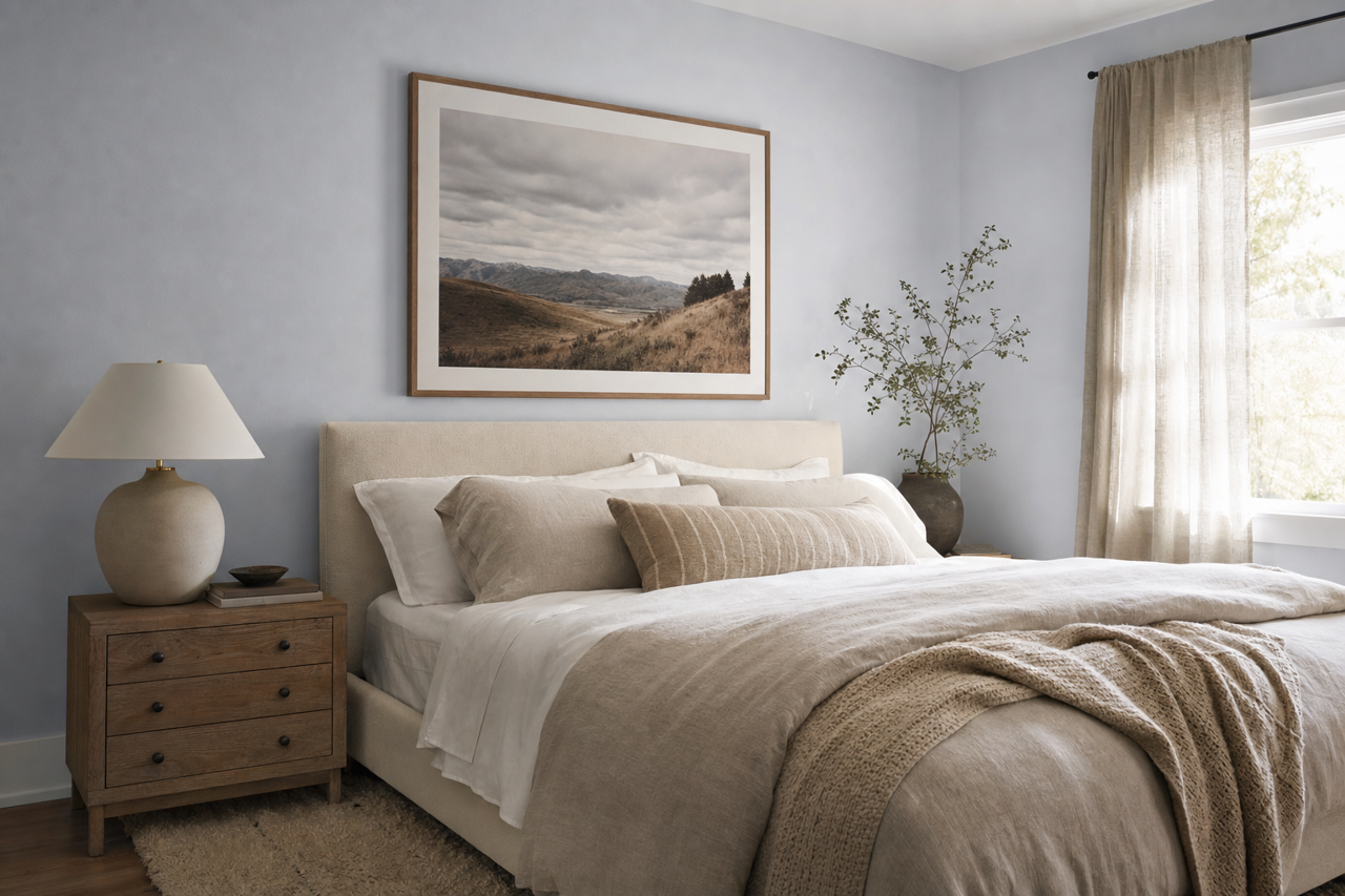 Violet by Benjamin Moore on interiors