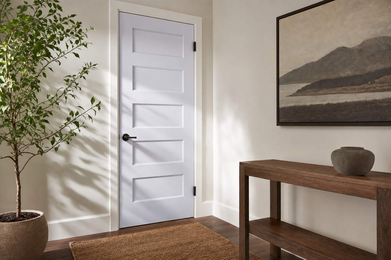 Iced Lavender by Benjamin Moore on interior-doors