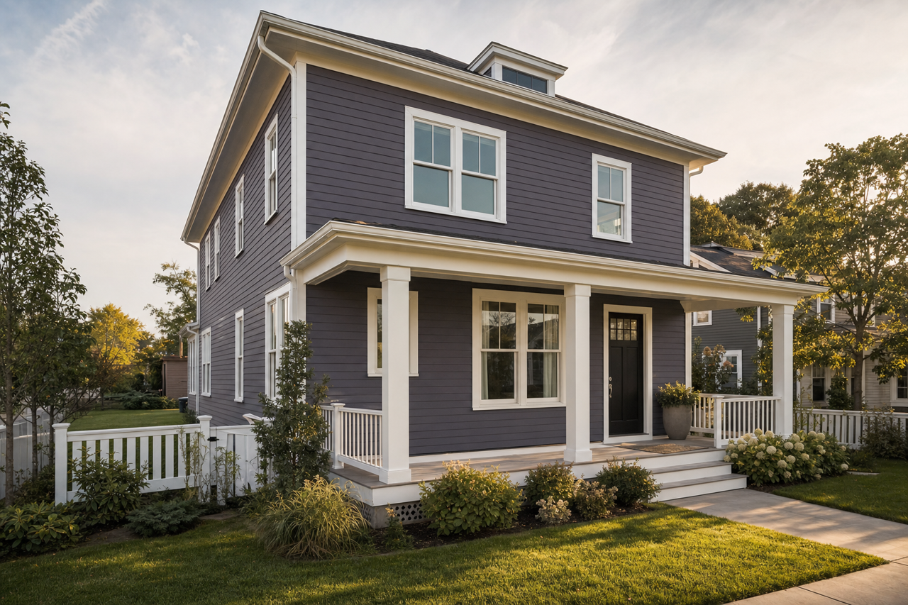 Super by Benjamin Moore on exterior